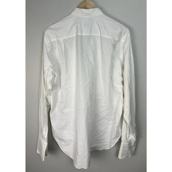 Giorgio Armani Le Collezioni Tuxedo Bib Long Sleeve Button Down Shirt 15.5/39 - Picture 2 of 11